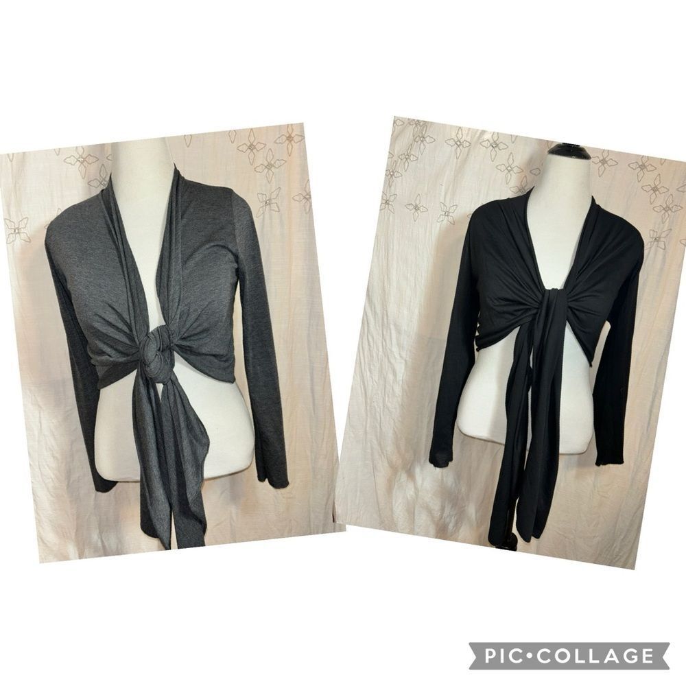 2 BRAND NEW vintage y2k wrap around versatile tops SIZE XL